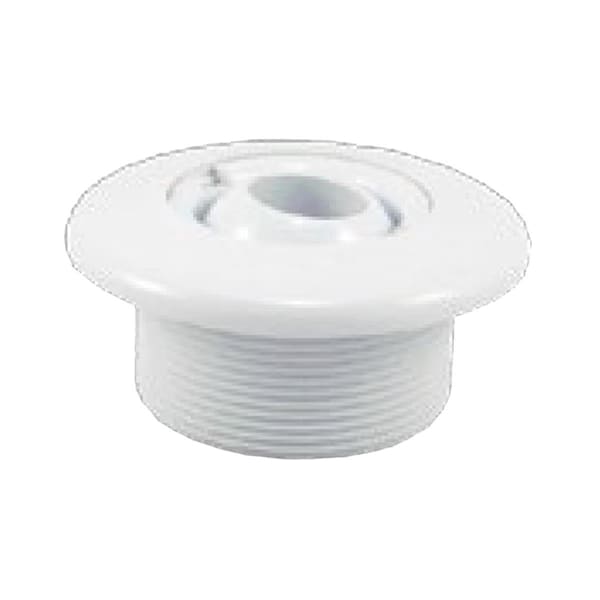 Overtime 1.5 in. Mip x 3.5 in. Face Dirwall Fitting; White OV975759 - main